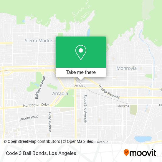 Code 3 Bail Bonds map