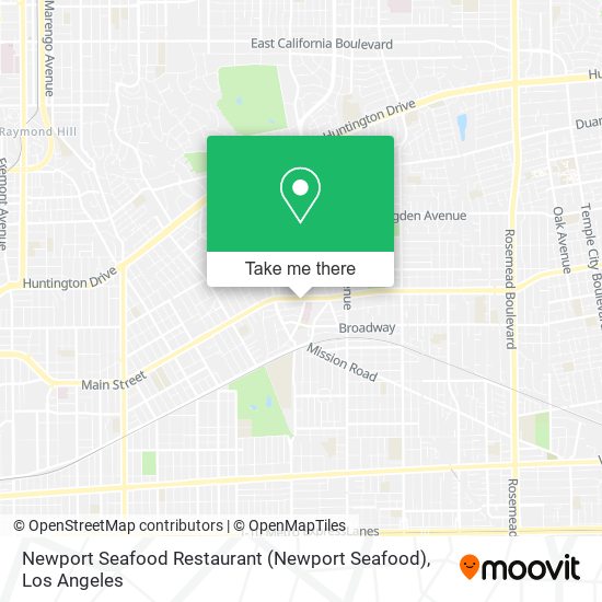 Newport Seafood Restaurant map