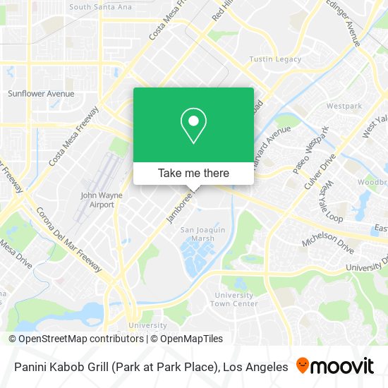 Mapa de Panini Kabob Grill (Park at Park Place)