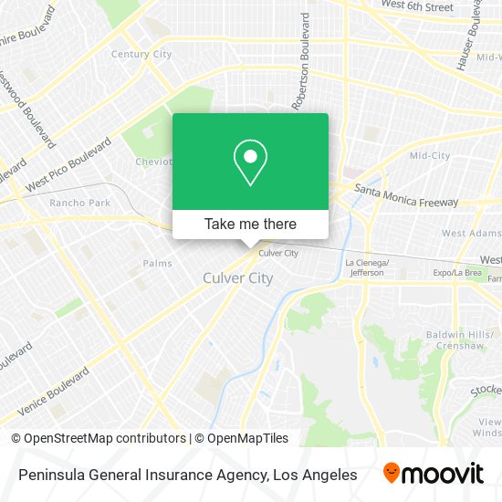 Peninsula General Insurance Agency map