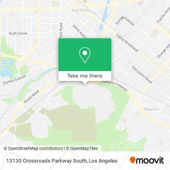 Mapa de 13130 Crossroads Parkway South