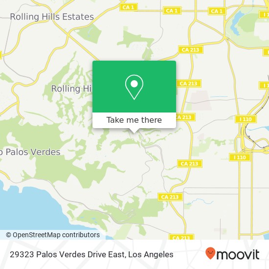 29323 Palos Verdes Drive East map