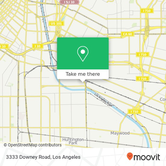 3333 Downey Road map