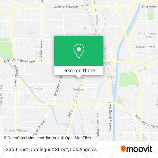 Mapa de 2350 East Dominguez Street