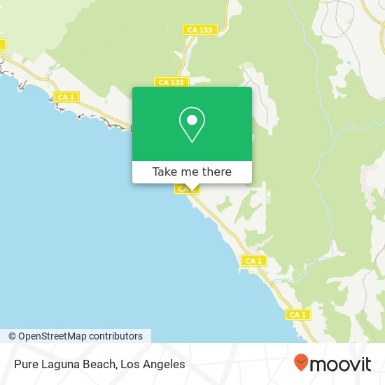 Mapa de Pure Laguna Beach