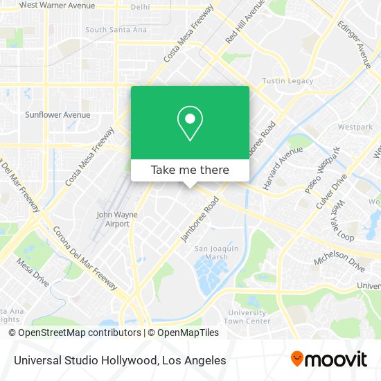 Mapa de Universal Studio Hollywood