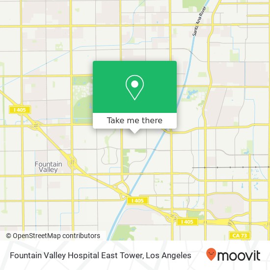 Fountain Valley Hospital East Tower map
