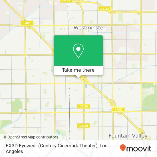 EX3D Eyewear (Century Cinemark Theater) map