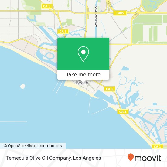 Mapa de Temecula Olive Oil Company