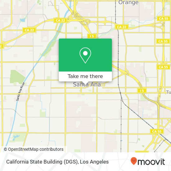 California State Building (DGS) map