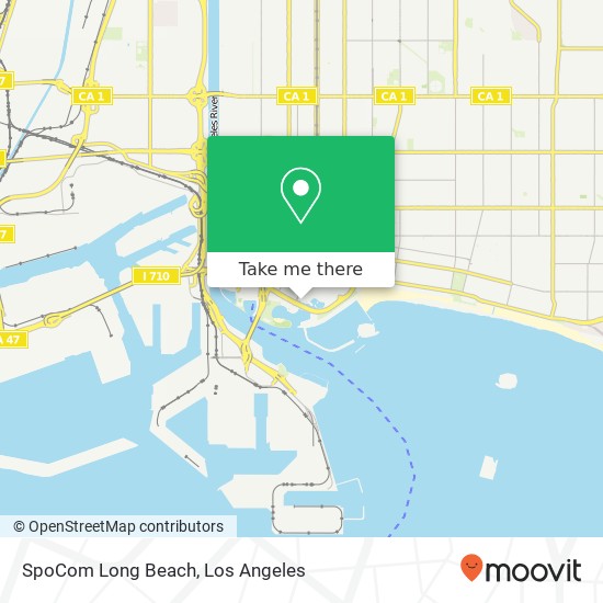 SpoCom Long Beach map