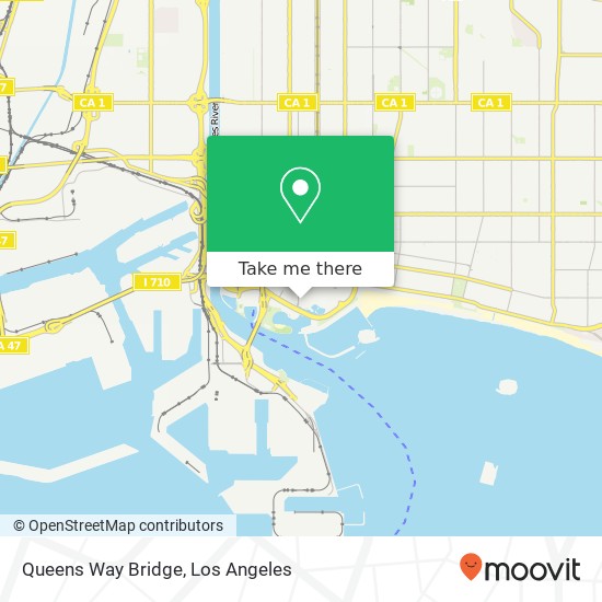 Queens Way Bridge map