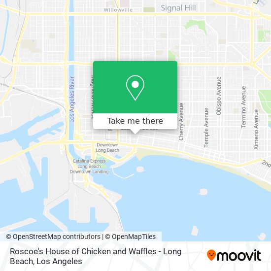 Roscoe's House of Chicken and Waffles - Long Beach map