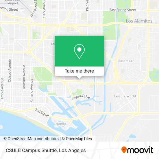 CSULB Campus Shuttle map