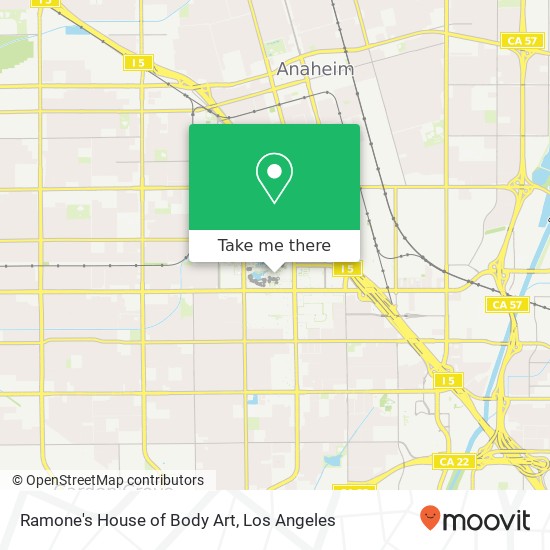 Mapa de Ramone's House of Body Art