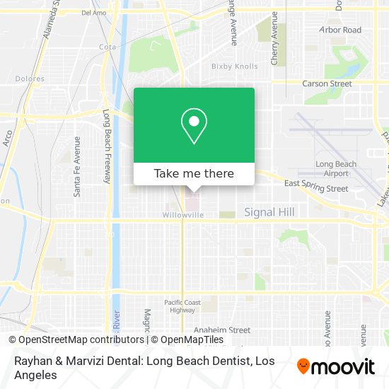 Mapa de Rayhan & Marvizi Dental: Long Beach Dentist