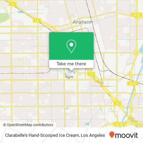 Clarabelle's Hand-Scooped Ice Cream map