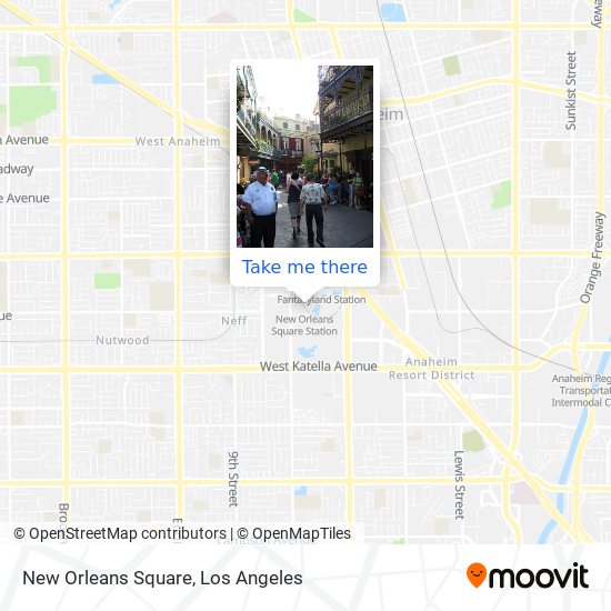 Mapa de New Orleans Square