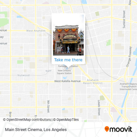Main Street Cinema map