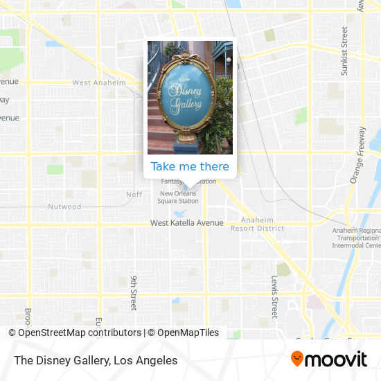 The Disney Gallery map