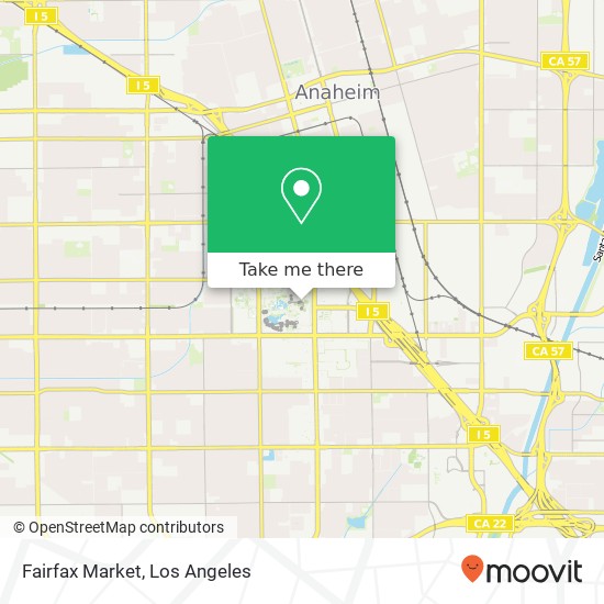 Fairfax Market map