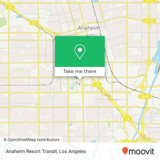 Anaheim Resort Transit map