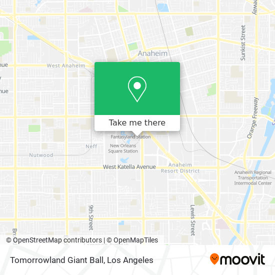 Tomorrowland Giant Ball map