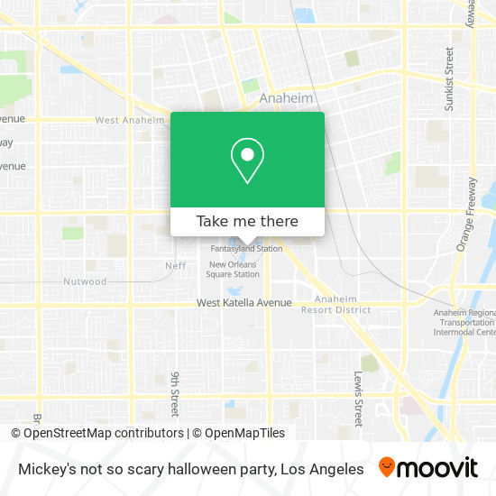 Mickey's not so scary halloween party map
