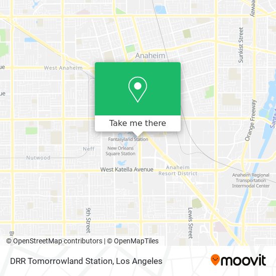 DRR Tomorrowland Station map