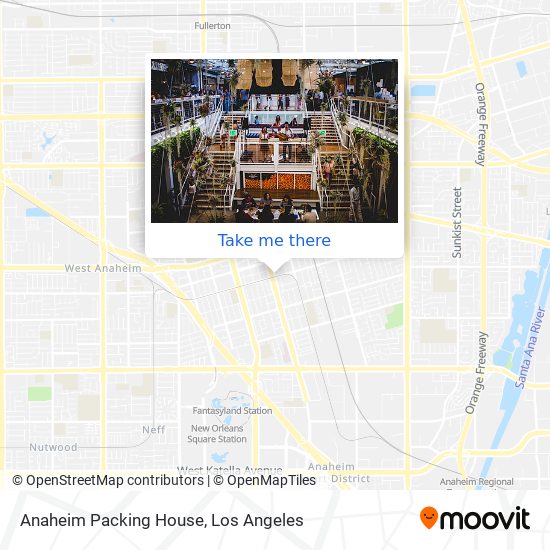 Anaheim Packing House map