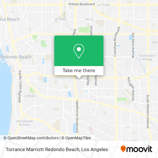 Torrance Marriott Redondo Beach map