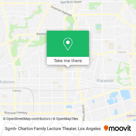 Sgmh- Charton Family Lecture Theater map