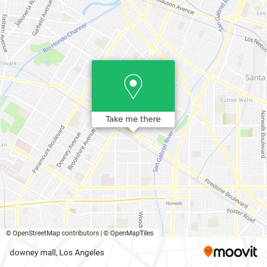 downey mall map