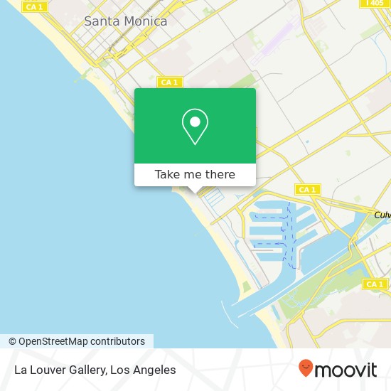 Mapa de La Louver Gallery