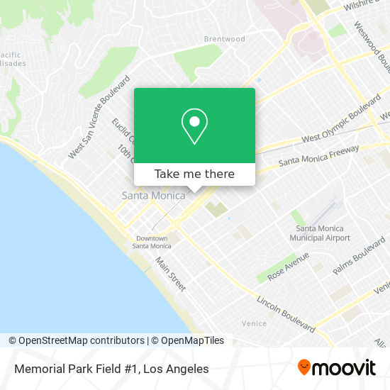 Mapa de Memorial Park Field #1