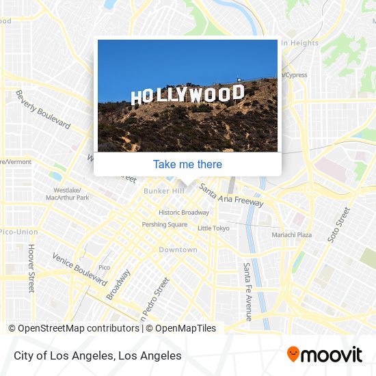 Mapa de City of Los Angeles