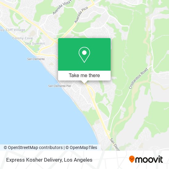 Express Kosher Delivery map