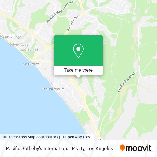 Mapa de Pacific Sotheby's International Realty