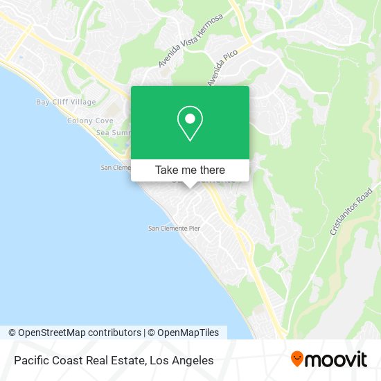 Pacific Coast Real Estate map