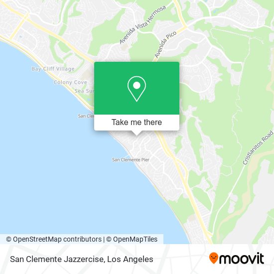 San Clemente Jazzercise map