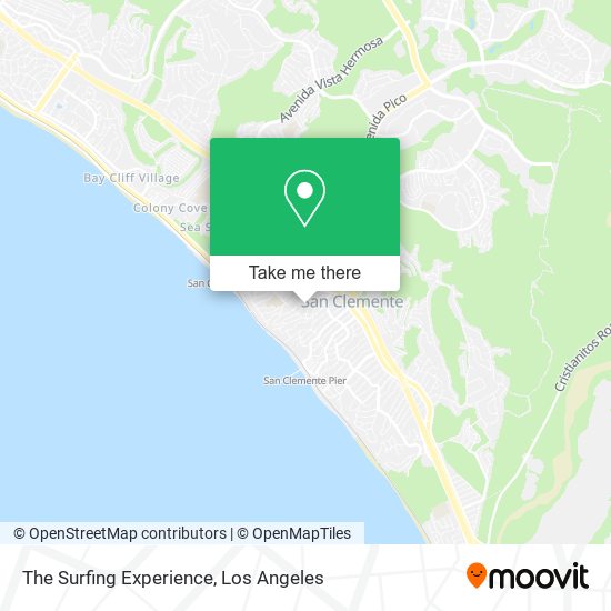 The Surfing Experience map