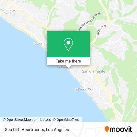 Sea Cliff Apartments map