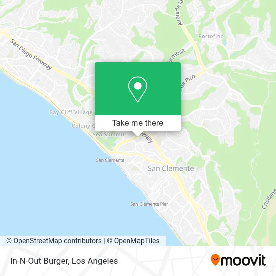 In-N-Out Burger map