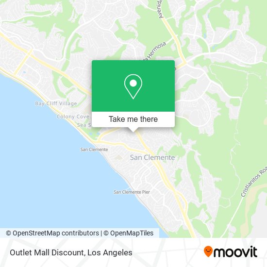 Outlet Mall Discount map