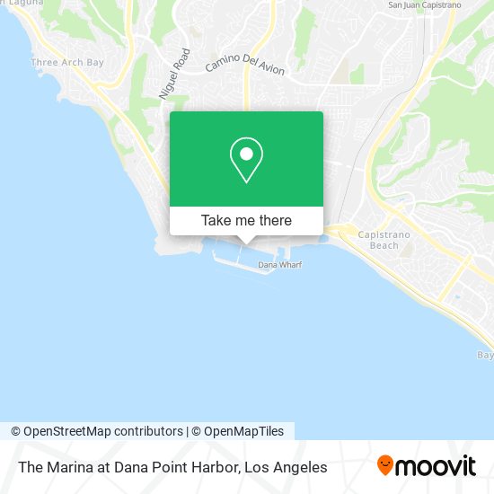 The Marina at Dana Point Harbor map