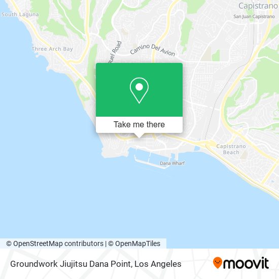 Groundwork Jiujitsu Dana Point map