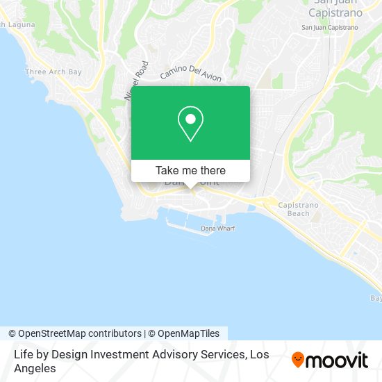 Mapa de Life by Design Investment Advisory Services