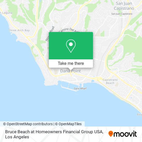 Mapa de Bruce Beach at Homeowners Financial Group USA