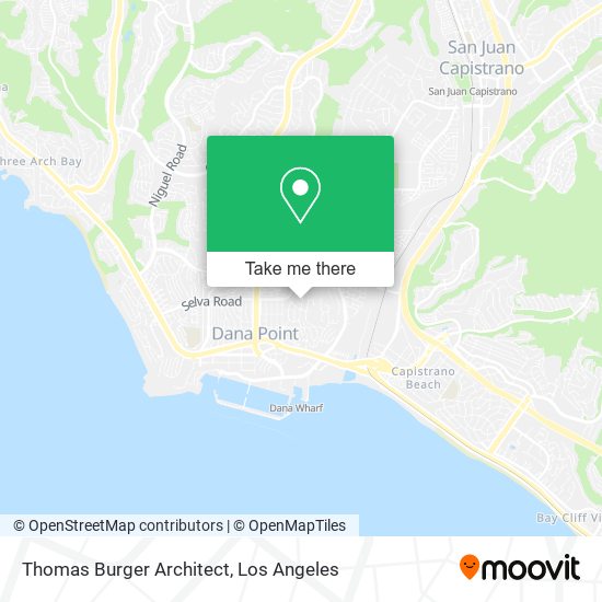 Thomas Burger Architect map