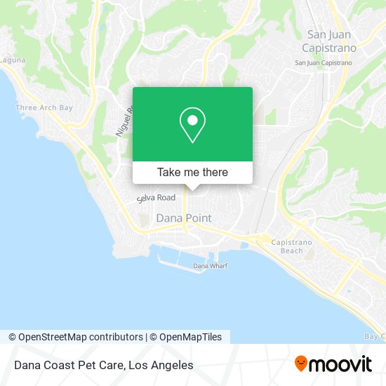 Dana Coast Pet Care map